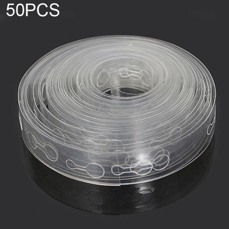 50 PCS DIY Latex Balloons Modeling Tool Plastic Balloon Chain Tie Knob Tool Birthday Party Wedding Decoration Supplies, Length: 5m(Double Holes) - free shipping - PMC TechLife - Order now!