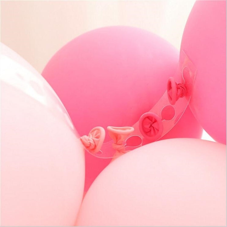 50 PCS DIY Latex Balloons Modeling Tool Plastic Balloon Chain Tie Knob Tool Birthday Party Wedding Decoration Supplies, Length: 5m(Double Holes) - free shipping - PMC TechLife - Order now!