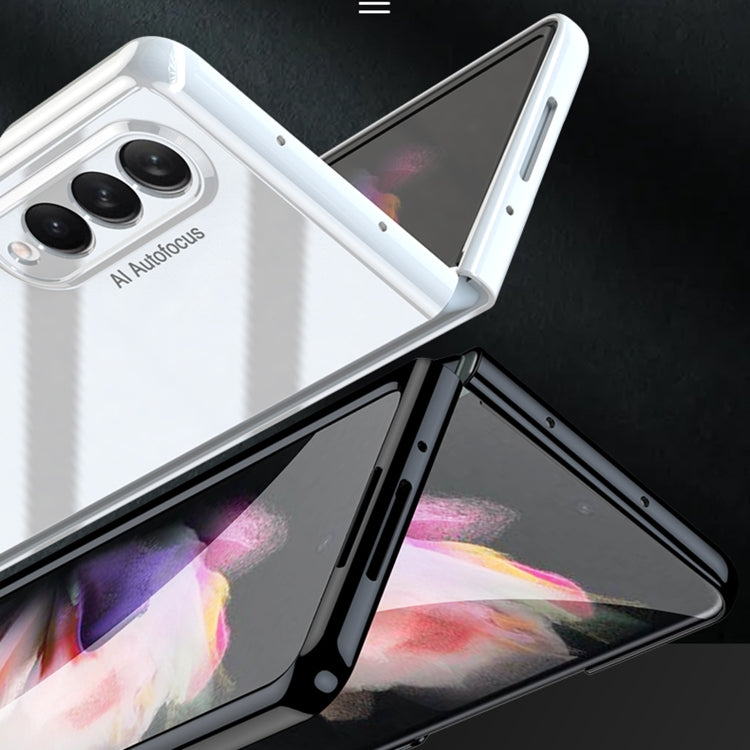 For Samsung Galaxy Z Fold3 5G GKK Folding UV Grilled Porcelain Protective Case(White) - free shipping - PMC TechLife - Order now!