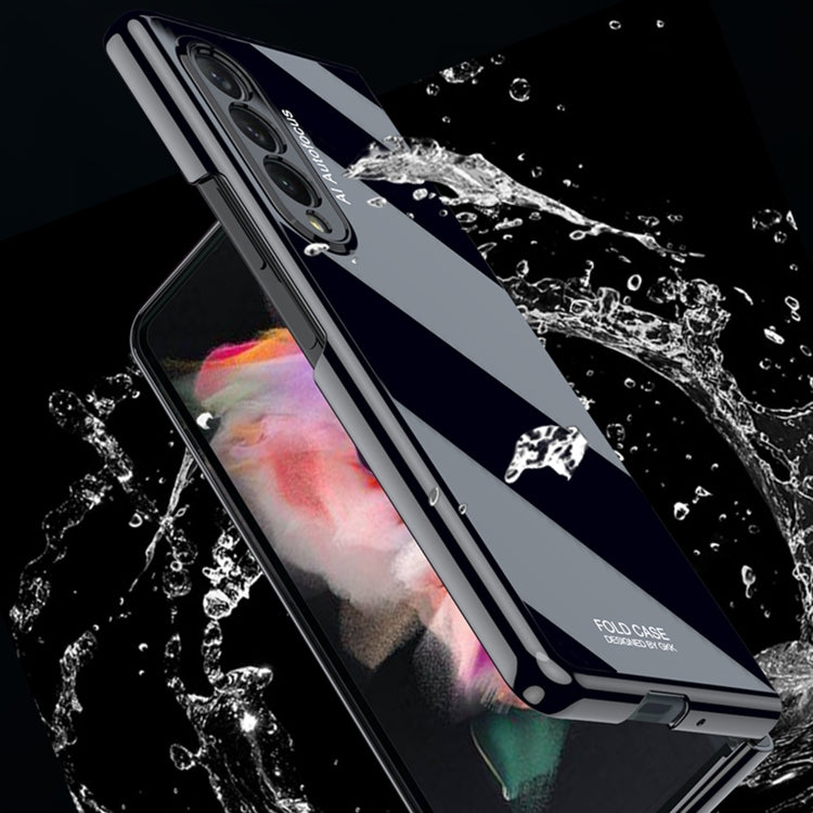 For Samsung Galaxy Z Fold3 5G GKK Folding UV Grilled Porcelain Protective Case(White) - free shipping - PMC TechLife - Order now!