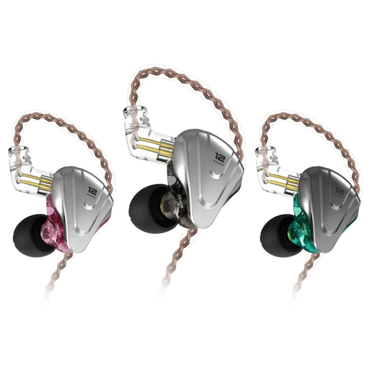 KZ ZSX 12-unit Ring Iron Metal Gaming In-ear Wired Earphone, Standard Version(Purple) - free shipping - PMC TechLife - Order now!