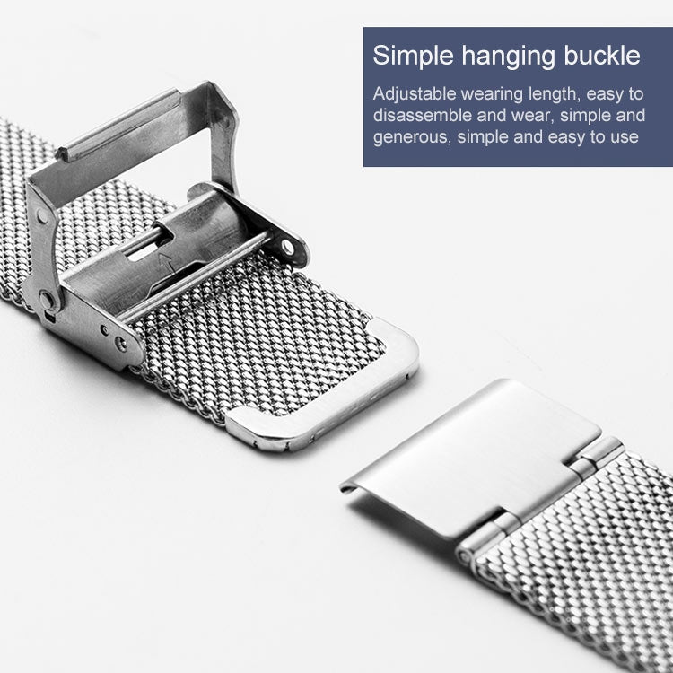 22mm 304 Stainless Steel Double Buckles Watch Band(Rose Gold) - Watch Bands by PMC TechLife | Online Shopping South Africa | PMC TechLife | Buy Now Pay Later Mobicred