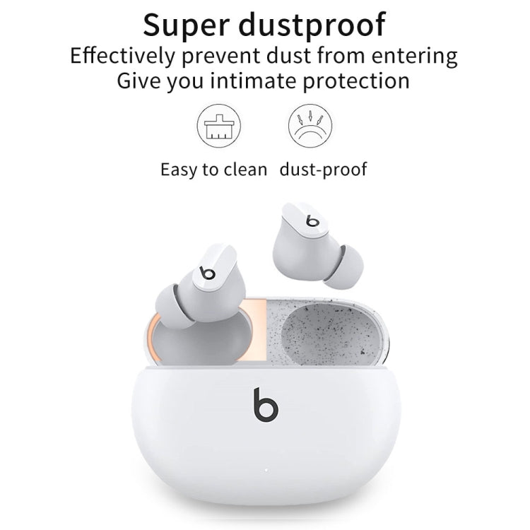 For Beats Studio Buds Wireless Bluetooth Earphone Magic Sound Metal Protective Sticker(Gold) - Protective Sticker by PMC TechLife | Online Shopping South Africa | PMC TechLife