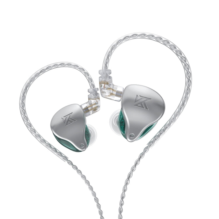 KZ AST 24-unit Balance Armature Monitor HiFi In-Ear Wired Earphone No Mic(Green) - free shipping - PMC TechLife - Order now!