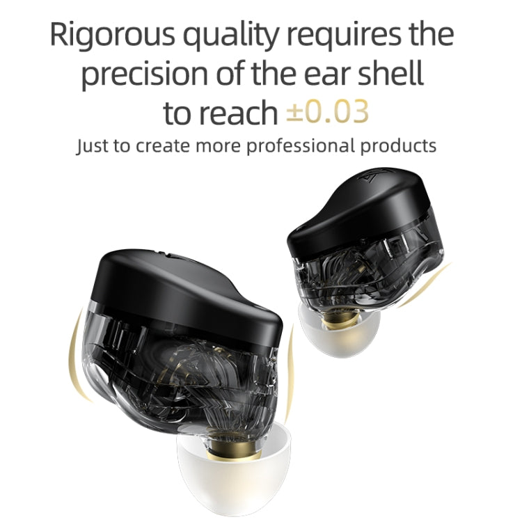 KZ AST 24-unit Balance Armature Monitor HiFi In-Ear Wired Earphone With Mic(Black) - free shipping - PMC TechLife - Order now!