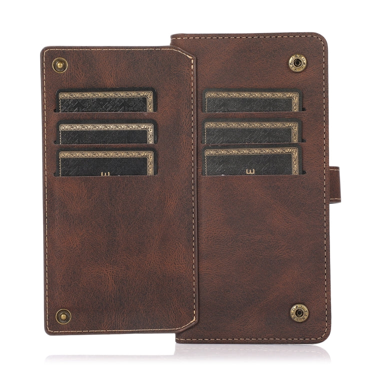 For Samsung Galaxy S8 PU + TPU Horizontal Flip Leather Case with Holder & Card Slot & Wallet & Lanyard(Brown) - Galaxy Phone Cases by PMC TechLife | Online Shopping South Africa | PMC TechLife | Buy Now Pay Later Mobicred
