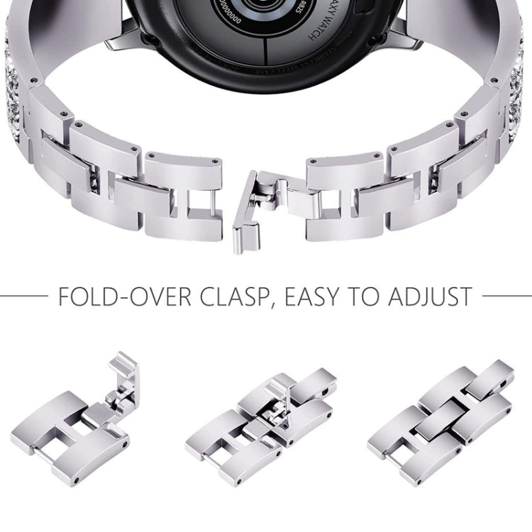 Compatible with Garmin Venu /  Suunto 3 Fitness 20mm Universal Stainless Steel Metal Watch Band(Silver) - Watch Bands by PMC TechLife | Online Shopping South Africa | PMC TechLife | Buy Now Pay Later Mobicred