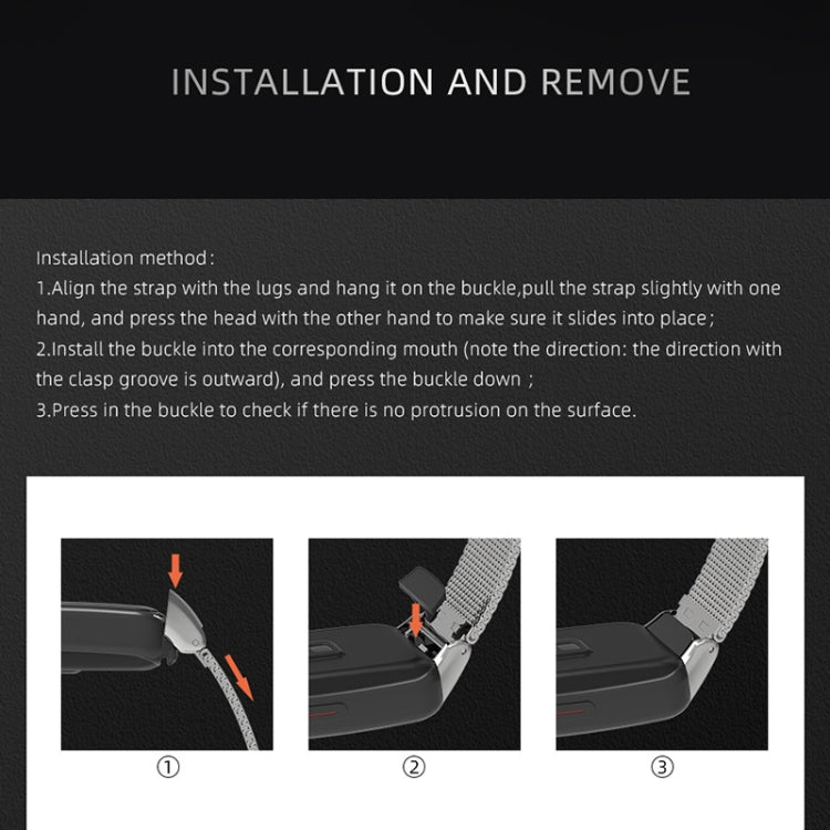 For Huawei Band 6 / Honor Band 6 / 7 MIJOBS Milan Stainless Steel Magnetic Watch Band(Gold) - Watch Bands by MIJOBS | Online Shopping South Africa | PMC TechLife | Buy Now Pay Later Mobicred