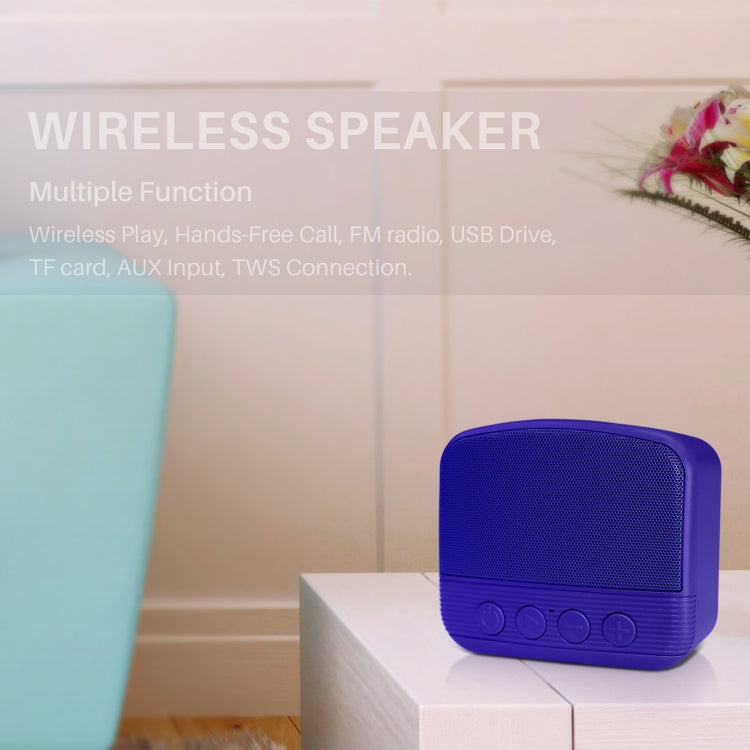 New Rixing NR-101 Mini TWS Bluetooth Speaker(Red) - Desktop Speaker by NewRixing | Online Shopping South Africa | PMC TechLife | Buy Now Pay Later Mobicred