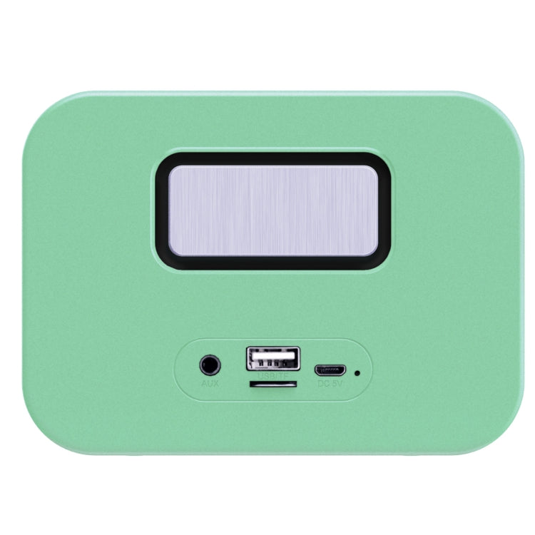 New Rixing NR-102 Mini TWS Bluetooth Speaker(Light Green) - Desktop Speaker by NewRixing | Online Shopping South Africa | PMC TechLife | Buy Now Pay Later Mobicred