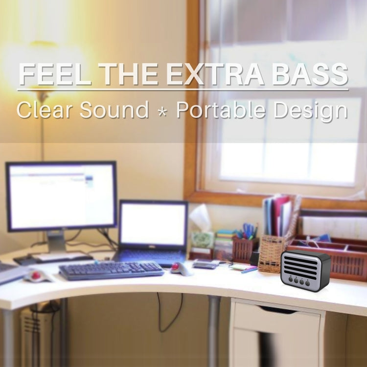 New Rixing NR-102 Mini TWS Bluetooth Speaker(Light Green) - Desktop Speaker by NewRixing | Online Shopping South Africa | PMC TechLife | Buy Now Pay Later Mobicred