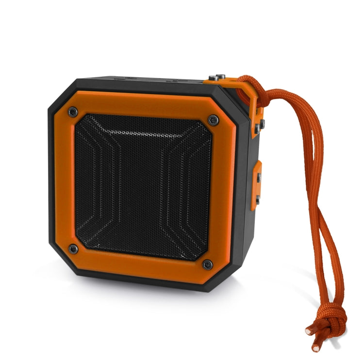 New Rixing NR-103 Mini TWS Bluetooth Speaker with Lanyard(Orange) - Desktop Speaker by NewRixing | Online Shopping South Africa | PMC TechLife | Buy Now Pay Later Mobicred