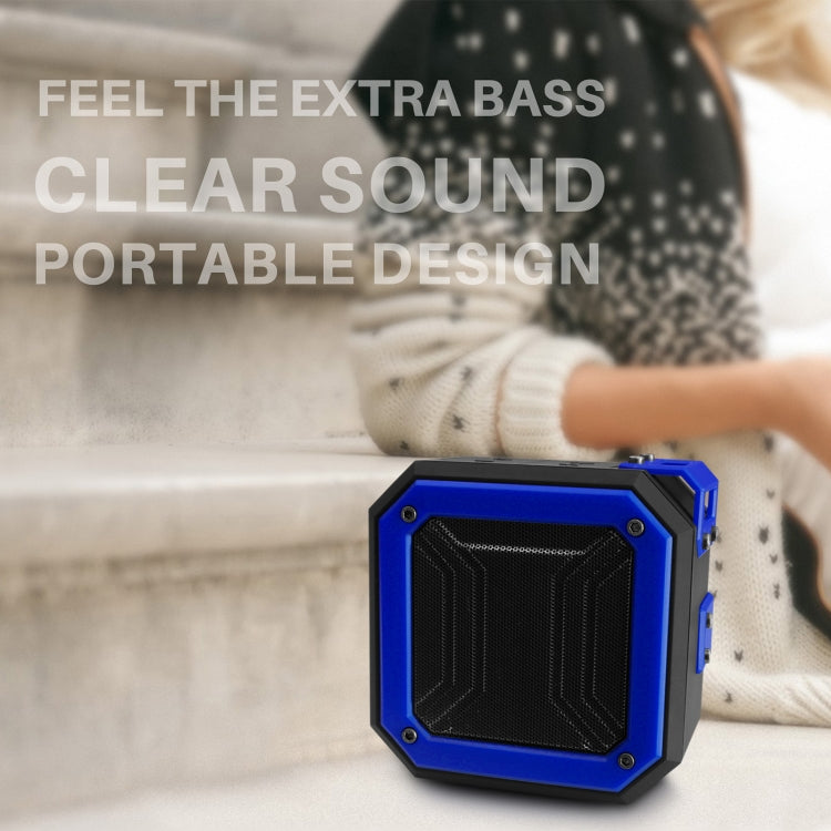 New Rixing NR-103 Mini TWS Bluetooth Speaker with Lanyard(Green) - Desktop Speaker by NewRixing | Online Shopping South Africa | PMC TechLife | Buy Now Pay Later Mobicred