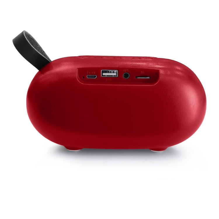 New Rixing NR-105 Mini TWS Metal Bluetooth Speaker Support Hands-free Call / FM(Red) - Desktop Speaker by NewRixing | Online Shopping South Africa | PMC TechLife | Buy Now Pay Later Mobicred