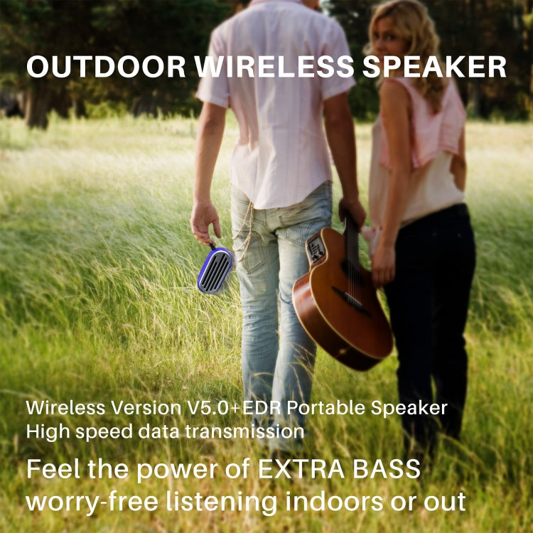 New Rixing NR-105 Mini TWS Metal Bluetooth Speaker Support Hands-free Call / FM(Black) - Desktop Speaker by NewRixing | Online Shopping South Africa | PMC TechLife | Buy Now Pay Later Mobicred