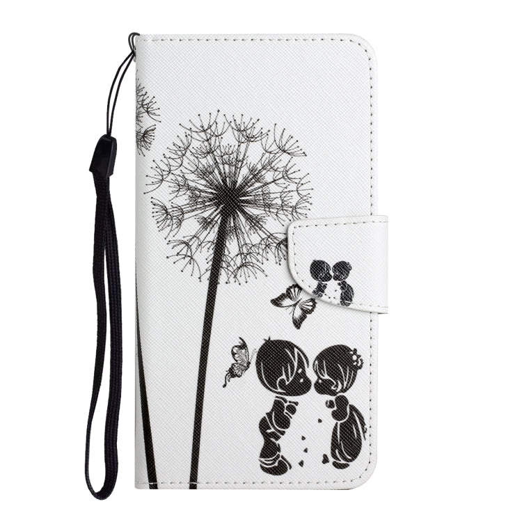 For Samsung Galaxy S21 Ultra 5G Painted Pattern Horizontal Flip Leather Case with Holder & Card Slot & Wallet(Dandelion) - free shipping - PMC TechLife - Order now!