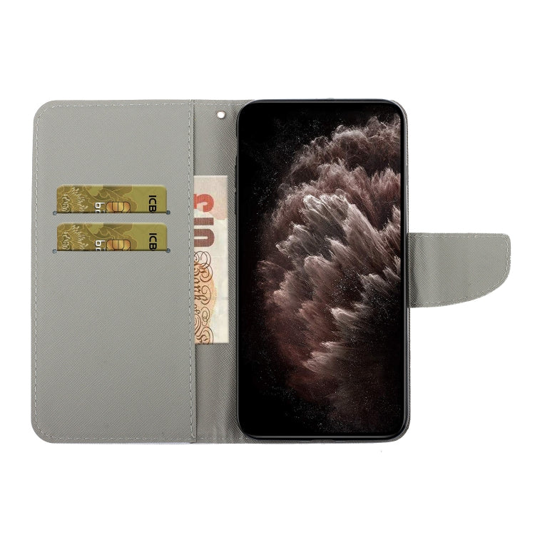 For Samsung Galaxy S21 Ultra 5G Painted Pattern Horizontal Flip Leather Case with Holder & Card Slot & Wallet(Dandelion) - free shipping - PMC TechLife - Order now!