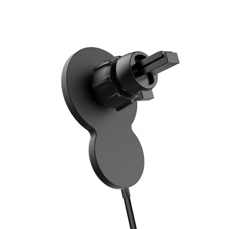 W34 Inverted Gourd-shaped Magnetic Car Wireless Charger Mobile Phone Holder(Black) - Wireless Charger Holders by PMC TechLife | Online Shopping South Africa | PMC TechLife