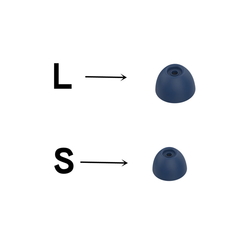 For Samsung Galaxy Buds2 Wireless Earphone Silicone Earplug Sleeve Ear Cap Earmuffs(Midnight Blue) - Anti-dust & Ear Caps by PMC TechLife | Online Shopping South Africa | PMC TechLife