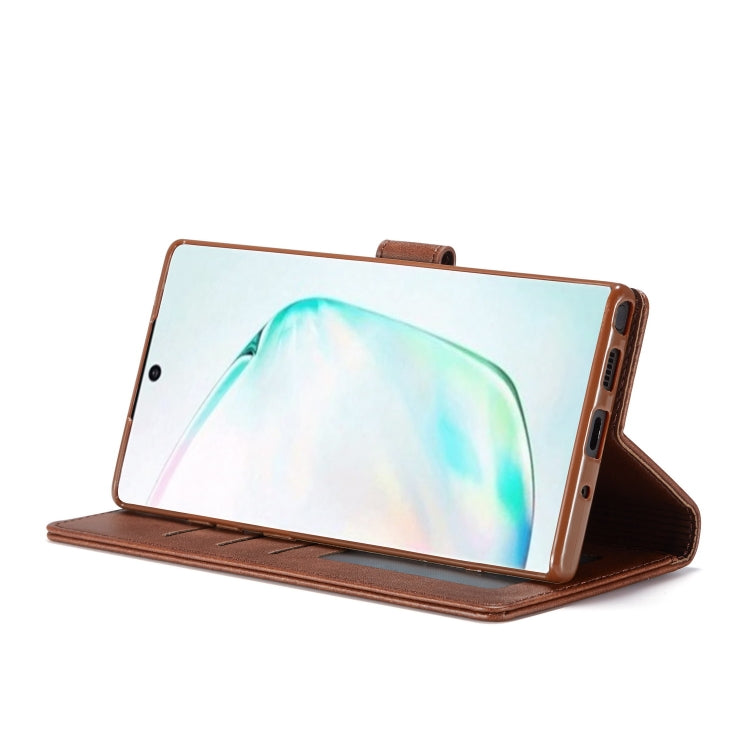 For Galaxy Note 10 Plus LC.IMEEKE Calf Texture Horizontal Flip Leather Case, with Holder & Card Slots & Wallet(Rose Red) - Galaxy Phone Cases by LC.IMEEKE | Online Shopping South Africa | PMC TechLife | Buy Now Pay Later Mobicred