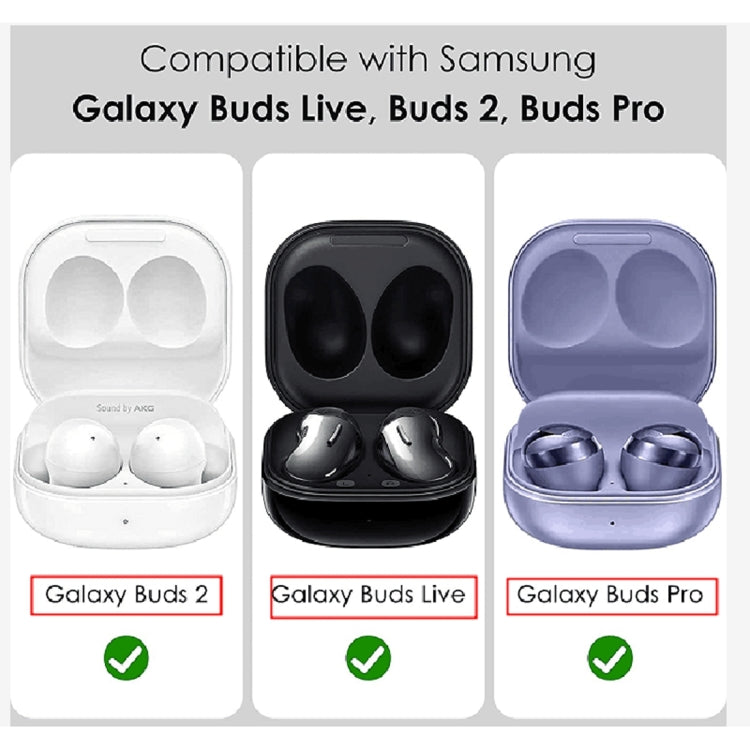 For Samsung Galaxy Buds Live / Buds 2 / Buds Pro / Buds 2 Pro Thunder Battlegear Anti-fall Earphones Protective Case with Switch (Purple) - Samsung Earphone Case by PMC TechLife | Online Shopping South Africa | PMC TechLife