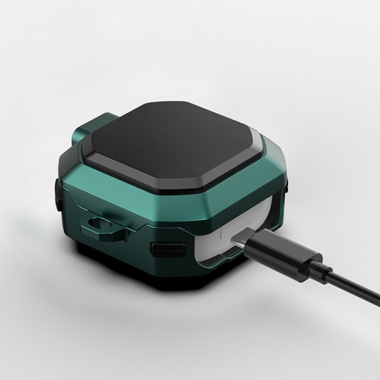 For Samsung Galaxy Buds Live / Buds 2 / Buds Pro / Buds 2 Pro Thunder Battlegear Anti-fall Earphones Protective Case with Switch(Black Green) - free shipping - PMC TechLife - Order now!