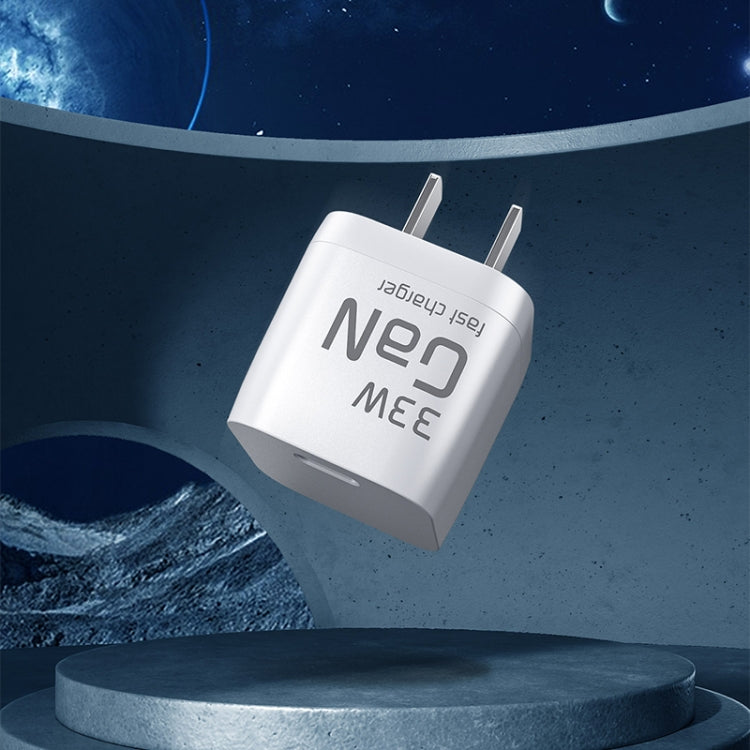 WK WP-U133 GaN 33W Cube Sugar Gallium Nitride Charger with USB to USB-C / Type-C Data Cable, CN Plug - USB Charger by WK | Online Shopping South Africa | PMC TechLife | Buy Now Pay Later Mobicred