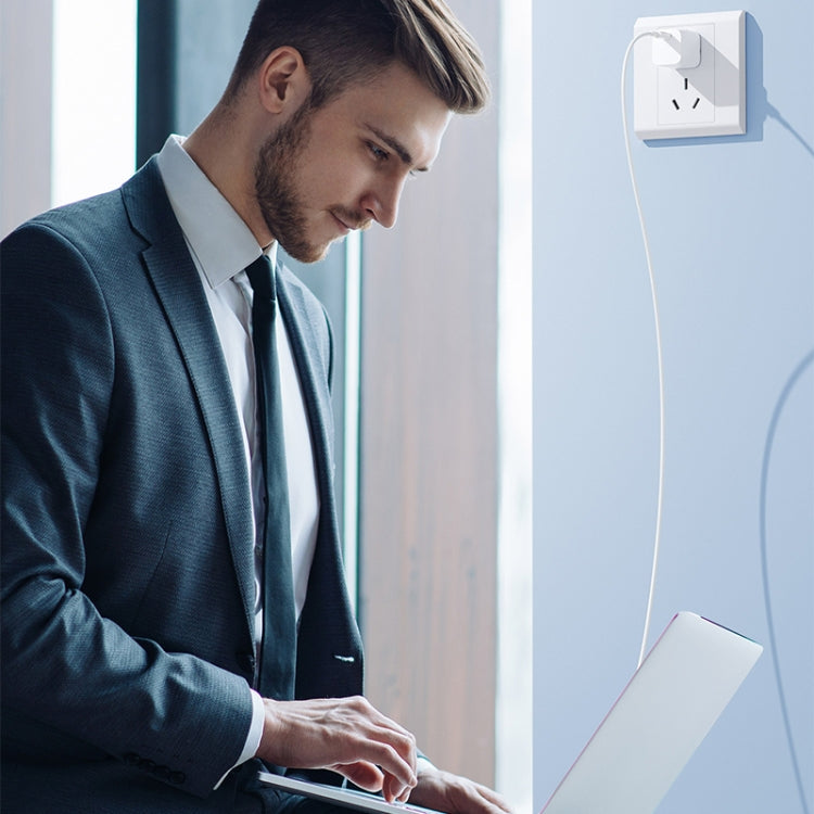 WK WP-U133 GaN 33W Cube Sugar Gallium Nitride Charger with USB to USB-C / Type-C Data Cable, CN Plug - USB Charger by WK | Online Shopping South Africa | PMC TechLife | Buy Now Pay Later Mobicred