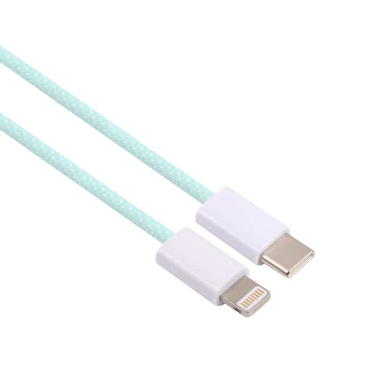 12W PD USB-C / Type-C to 8 Pin Data Cable, Cable Length: 1m(Green) - 2 in 1 Cable by PMC TechLife | Online Shopping South Africa | PMC TechLife