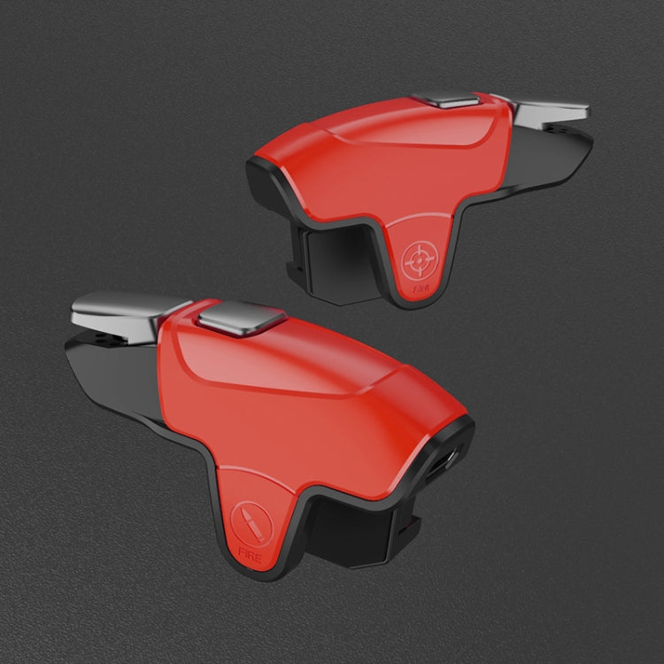 MeMo AK02 Burst Shooting Capacitive Mobile Phone Gamepad(Red) - Handle Shooter by PMC TechLife | Online Shopping South Africa | PMC TechLife