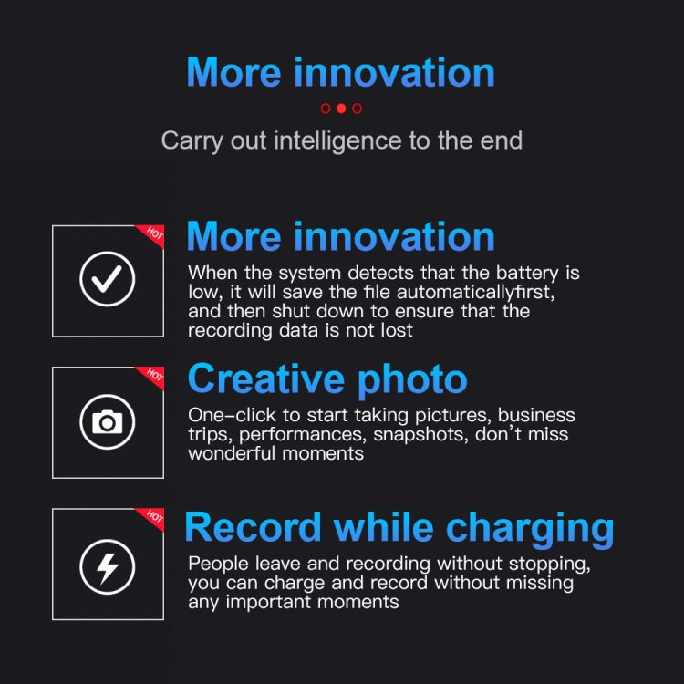 D3 AI Smart High-definition Noise Reduction Voice Recorder, Capacity:32GB(Black) - Recording Pen by PMC TechLife | Online Shopping South Africa | PMC TechLife | Buy Now Pay Later Mobicred