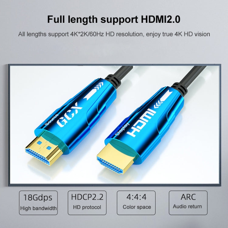 HDMI 2.0 Male to HDMI 2.0 Male 4K HD Active Optical Cable, Cable Length:50m - Audio Optical Cables by PMC TechLife | Online Shopping South Africa | PMC TechLife
