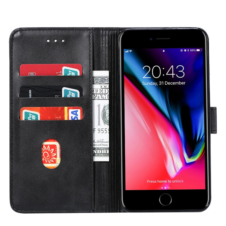 For iPhone 8 Plus / 7 Plus GUSSIM Magnetic Horizontal Flip Leather Case with Holder & Card Slots & & Wallet(Black) - More iPhone Cases by GUSSIM | Online Shopping South Africa | PMC TechLife | Buy Now Pay Later Mobicred
