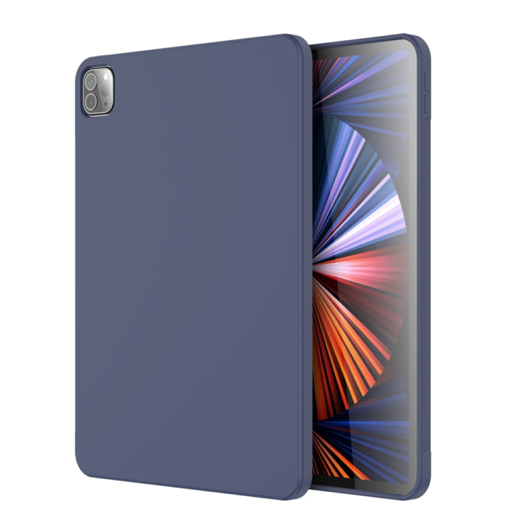For iPad Pro 11 inch 2022 / 2021 / 2020 Mutural Silicone Microfiber Tablet Case(Midnight Blue) - iPad Pro 11 (2022/2021) Cases by Mutural | Online Shopping South Africa | PMC TechLife | Buy Now Pay Later Mobicred