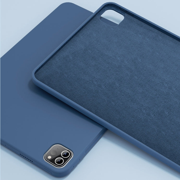 For iPad Pro 11 inch 2022 / 2021 / 2020 Mutural Silicone Microfiber Tablet Case(Midnight Blue) - iPad Pro 11 (2022/2021) Cases by Mutural | Online Shopping South Africa | PMC TechLife | Buy Now Pay Later Mobicred