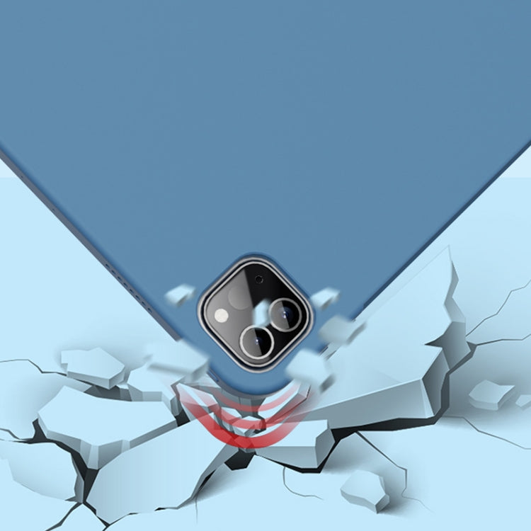 For iPad Pro 12.9 inch 2022 / 2021 / 2020 Mutural Silicone Microfiber Tablet Case(Black) - free shipping - PMC TechLife - Order now!