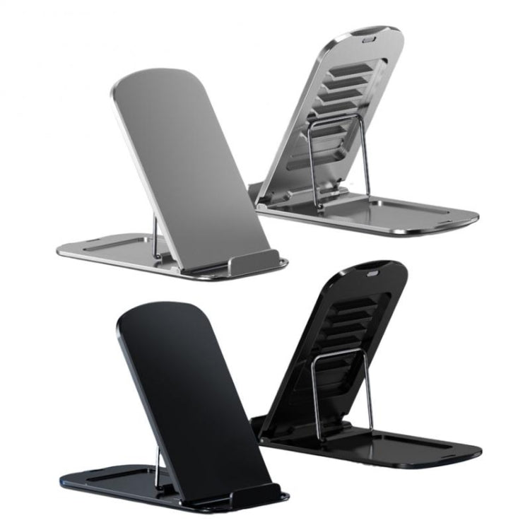Aluminum Alloy Folding Phone Holder(Silver) - Desktop Holder by PMC TechLife | Online Shopping South Africa | PMC TechLife