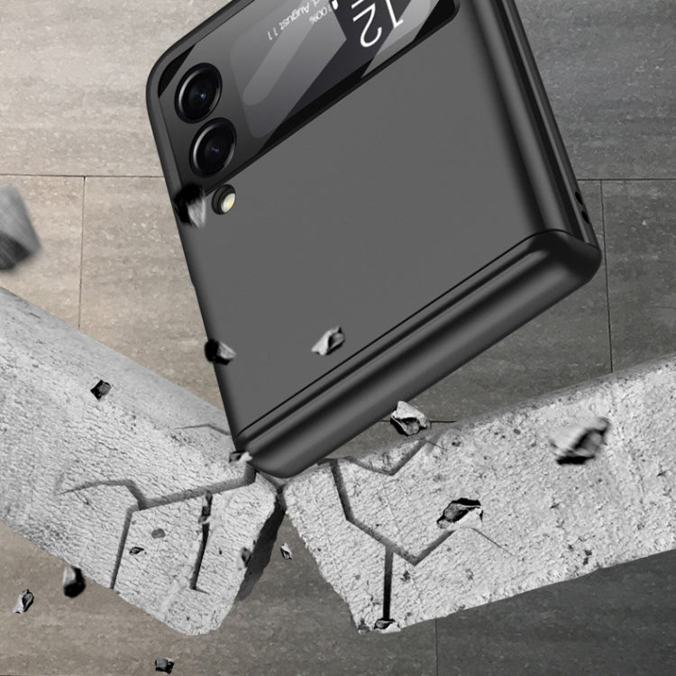 For Samsung Galaxy Z Flip3 5G GKK Magnetic Hinge Full Coverage Phone Case(Silver) - free shipping - PMC TechLife - Order now!