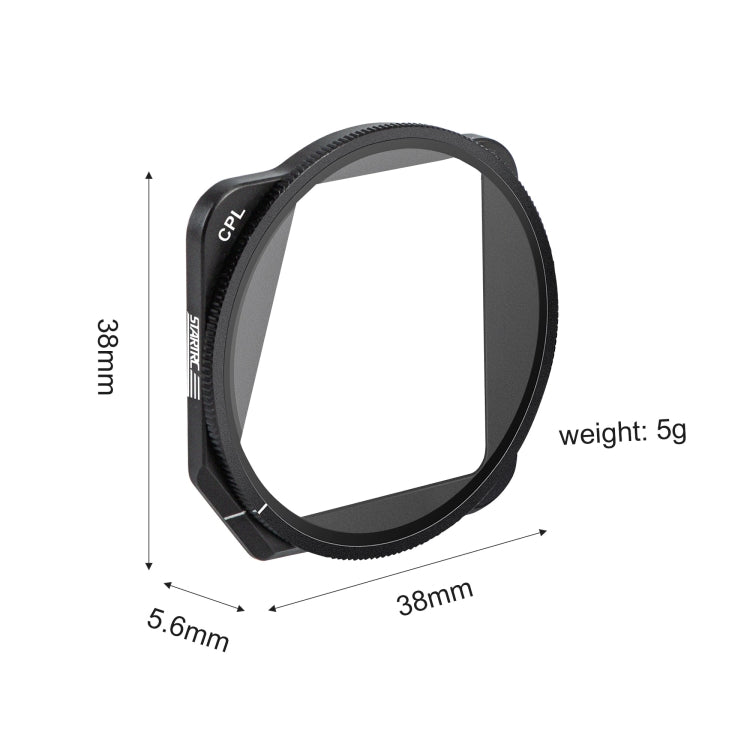 For DJI Mavic 3 STARTRC 1110300 CPL Lens Filter(Black) - Lens Filter by STARTRC | Online Shopping South Africa | PMC TechLife | Buy Now Pay Later Mobicred