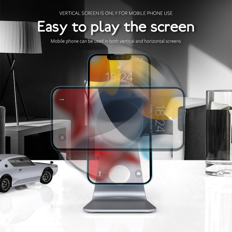 R-JUST SJ19 Round Desktop Magnetic Holder(Grey) - Desktop Holder by R-JUST | Online Shopping South Africa | PMC TechLife | Buy Now Pay Later Mobicred