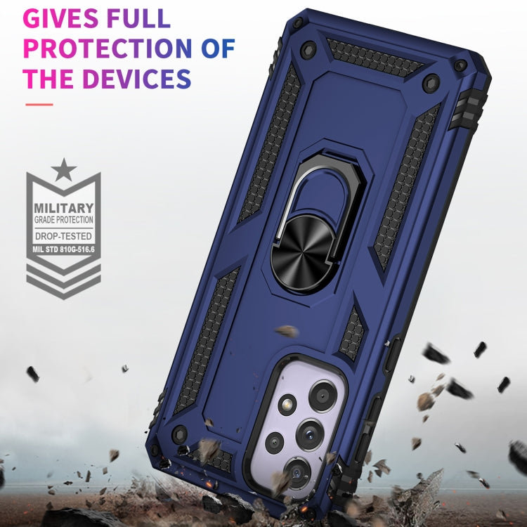 For Samsung Galaxy A33 5G Shockproof TPU + PC Phone Case(Blue) - free shipping - PMC TechLife - Order now!