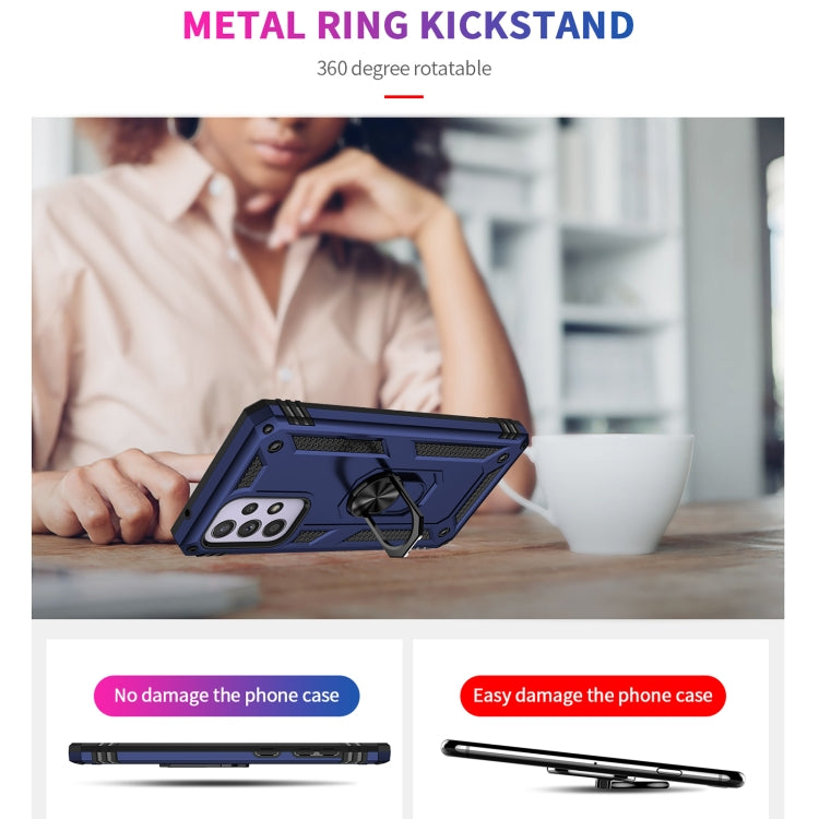 For Samsung Galaxy A33 5G Shockproof TPU + PC Phone Case(Blue) - free shipping - PMC TechLife - Order now!