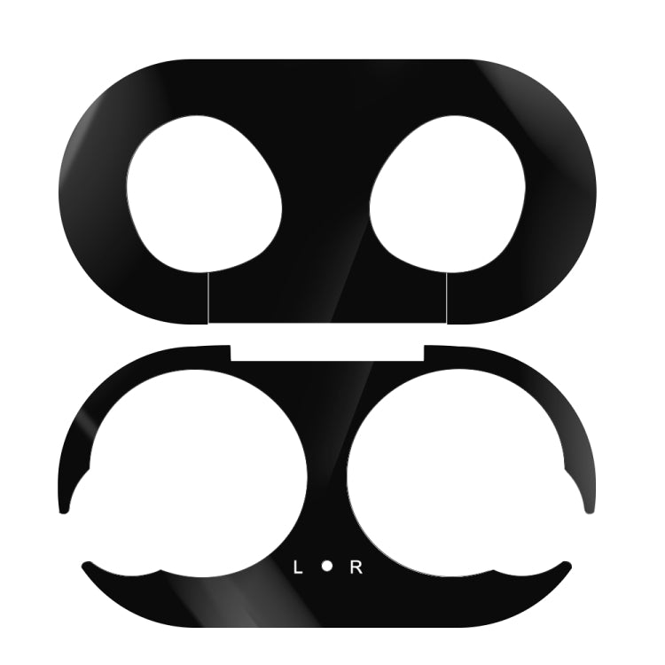 For Galaxy Buds Wireless Bluetooth Earphone Metal Protective Sticker(Black) - Protective Sticker by PMC TechLife | Online Shopping South Africa | PMC TechLife
