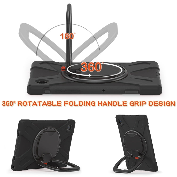 For Samsung Galaxy Tab A8 10.5 2021 Silicone + PC Tablet Case(Black + Black) - free shipping - PMC TechLife - Order now!