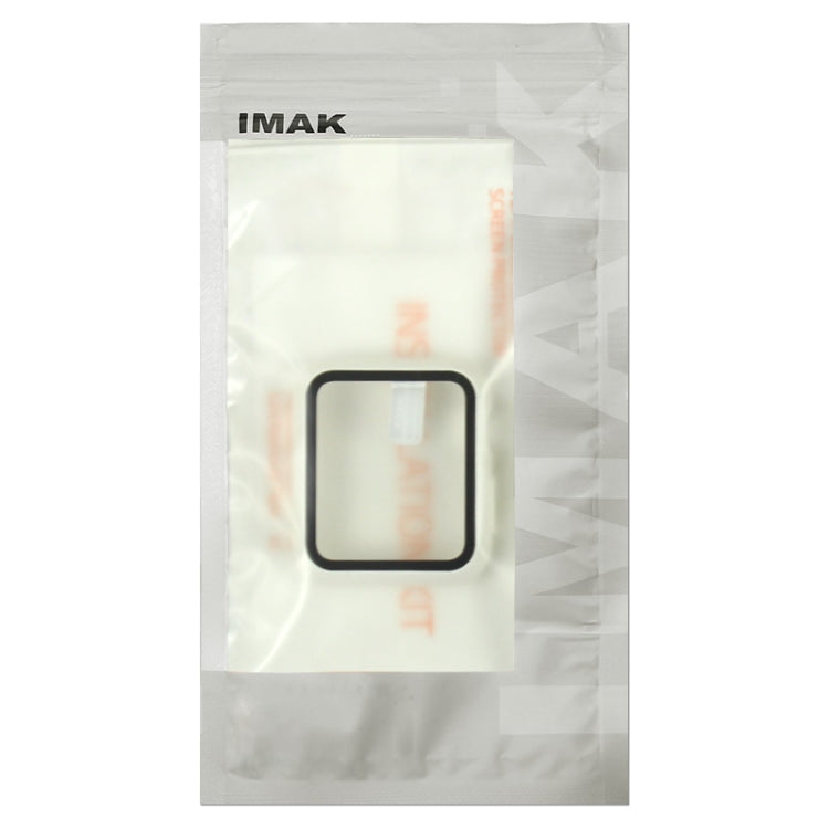 imak PC Case with Tempered Glass Film For Apple Watch Series 8 / 7 41mm(White) - Watch Cases by imak | Online Shopping South Africa | PMC TechLife | Buy Now Pay Later Mobicred