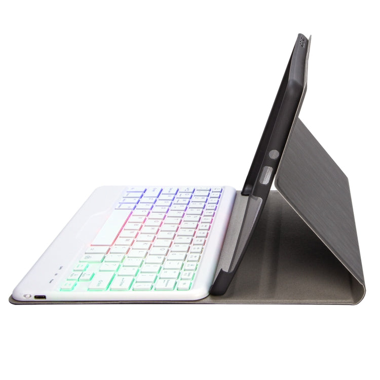 For Microsoft Surface Go 3 / 2 / 1 SFGOS Tri-color Backlit Tree Texture Bluetooth Keyboard Leather Case(Black + White) - Others Keyboard by PMC TechLife | Online Shopping South Africa | PMC TechLife