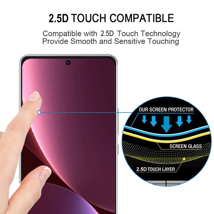 25 PCS 9H HD 3D Curved Edge Tempered Glass Film For Xiaomi 12 Pro/ 12S Pro / 12 Pro Dimensity(Black) - 12 Pro Tempered Glass by PMC TechLife | Online Shopping South Africa | PMC TechLife