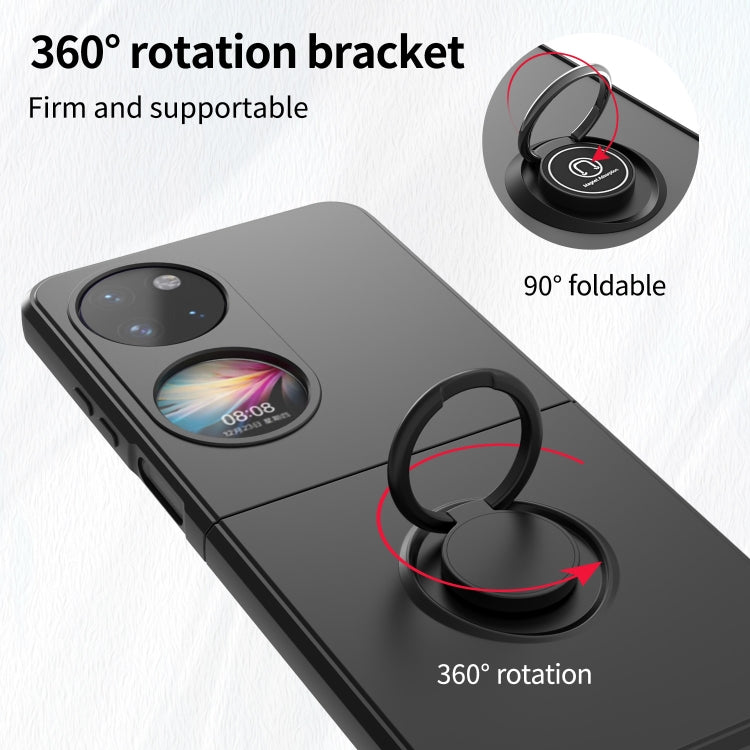 For Huawei P50 Pocket Ring Holder PC Phone Case(Red) - free shipping - PMC TechLife - Order now!