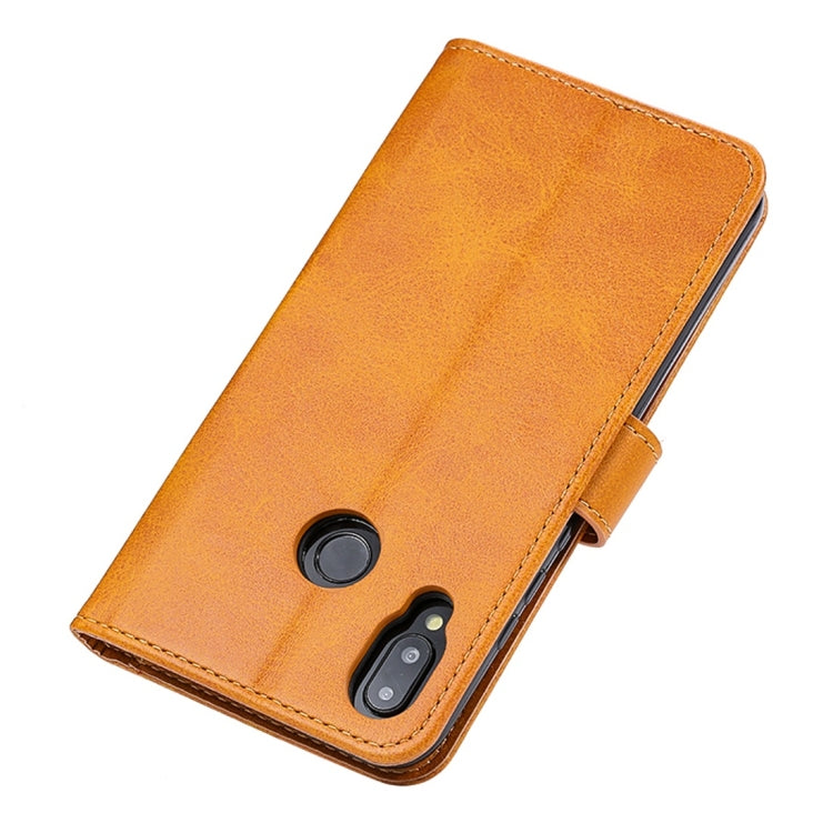 For Huawei P20 Lite GUSSIM Business Style Horizontal Flip Leather Case with Holder & Card Slots & Wallet(Khaki) - Huawei Cases by GUSSIM | Online Shopping South Africa | PMC TechLife | Buy Now Pay Later Mobicred
