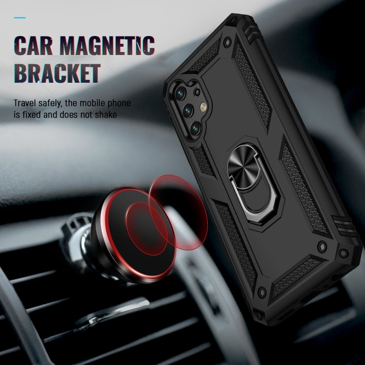 For Samsung Galaxy A13 4G Shockproof TPU + PC Phone Case with Holder(Black) - free shipping - PMC TechLife - Order now!